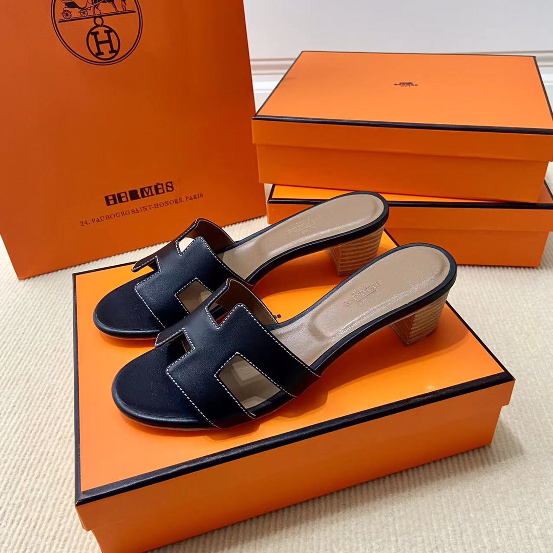 에르메스 올수공 오아시스 슬리퍼 샌들 스위프트 36